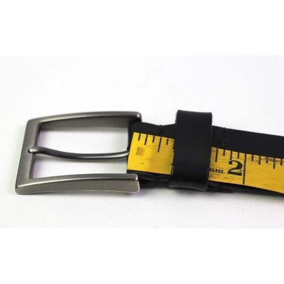 Joseph Abboud BLACK GENUINE LEATHER 1 1/4"Wd CASUAL DRESS MEN'S BELT Sz 40 (X84 - Picture 11 of 14